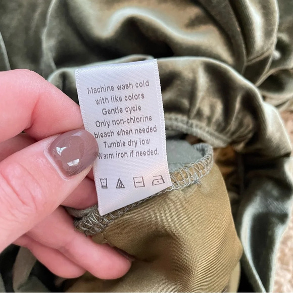 Lovers + Friends Takara Jogger Olive Green Large - Picture 12 of 14